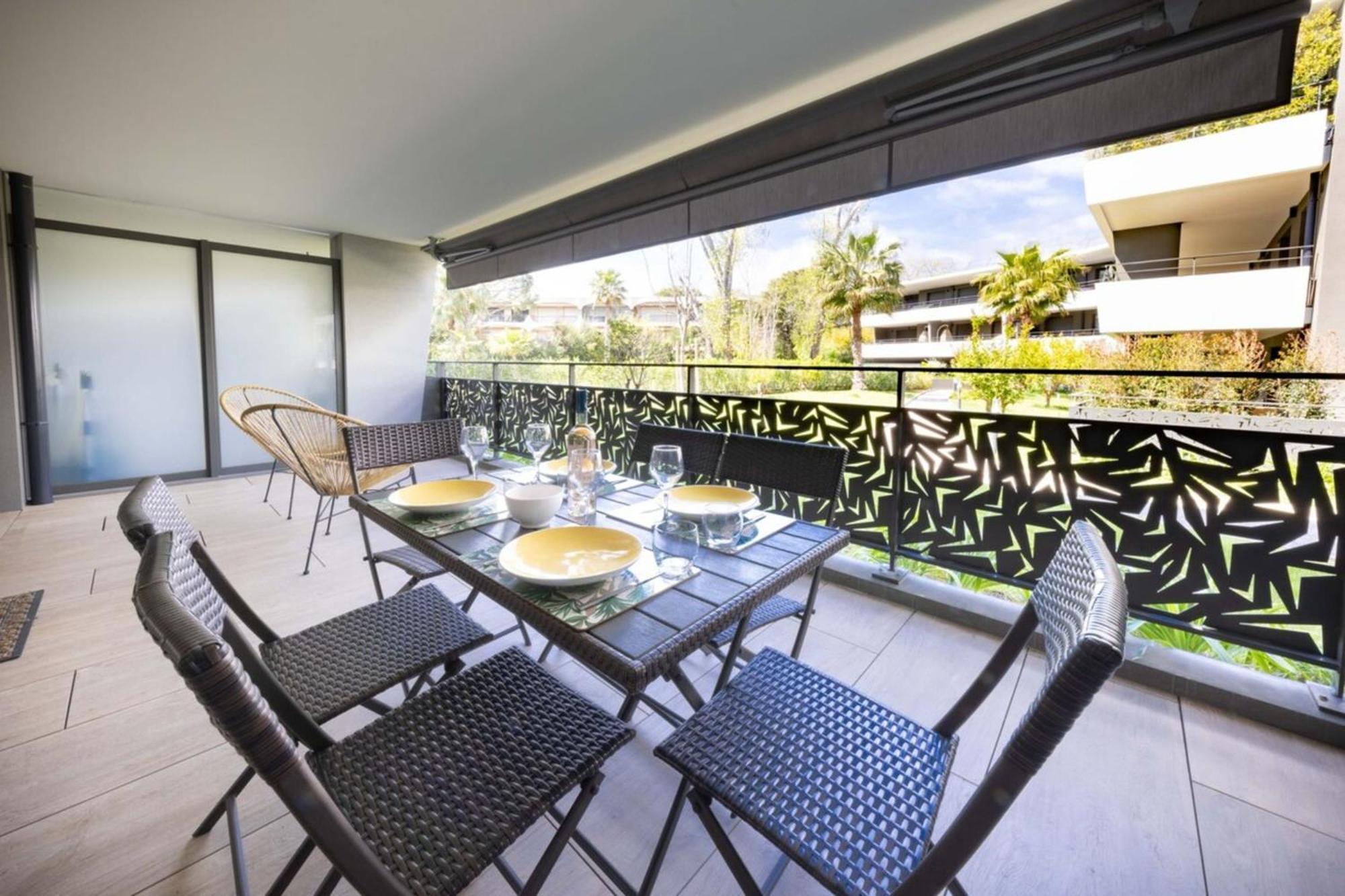 06Ah - Superb Waterfront T2 - Swimming Pool Apartment Villeneuve-Loubet Luaran gambar
