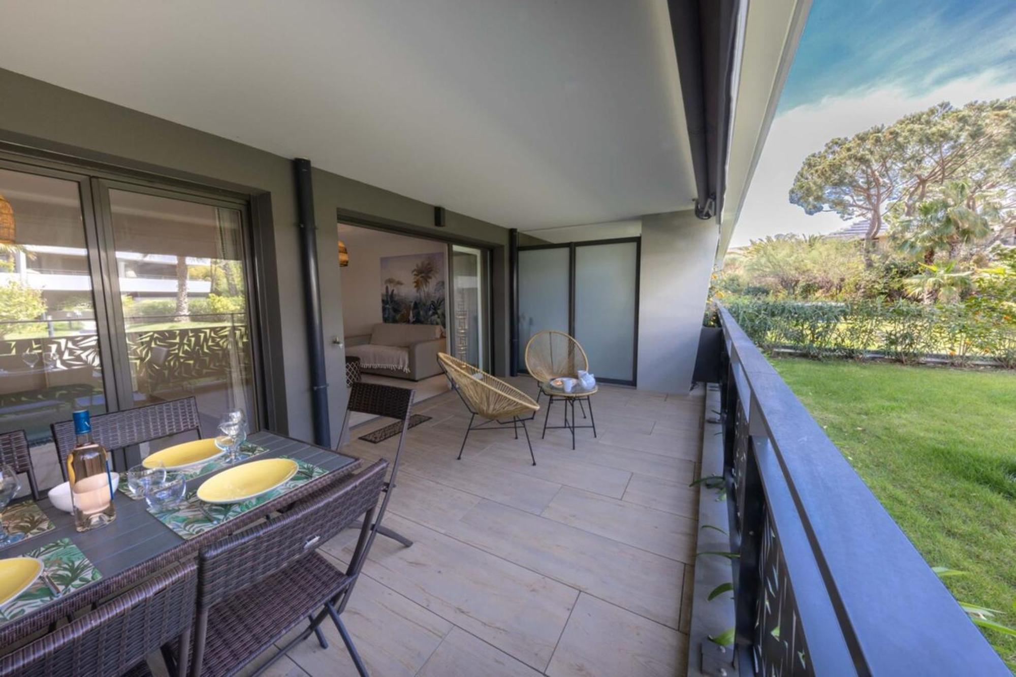 06Ah - Superb Waterfront T2 - Swimming Pool Apartment Villeneuve-Loubet Luaran gambar