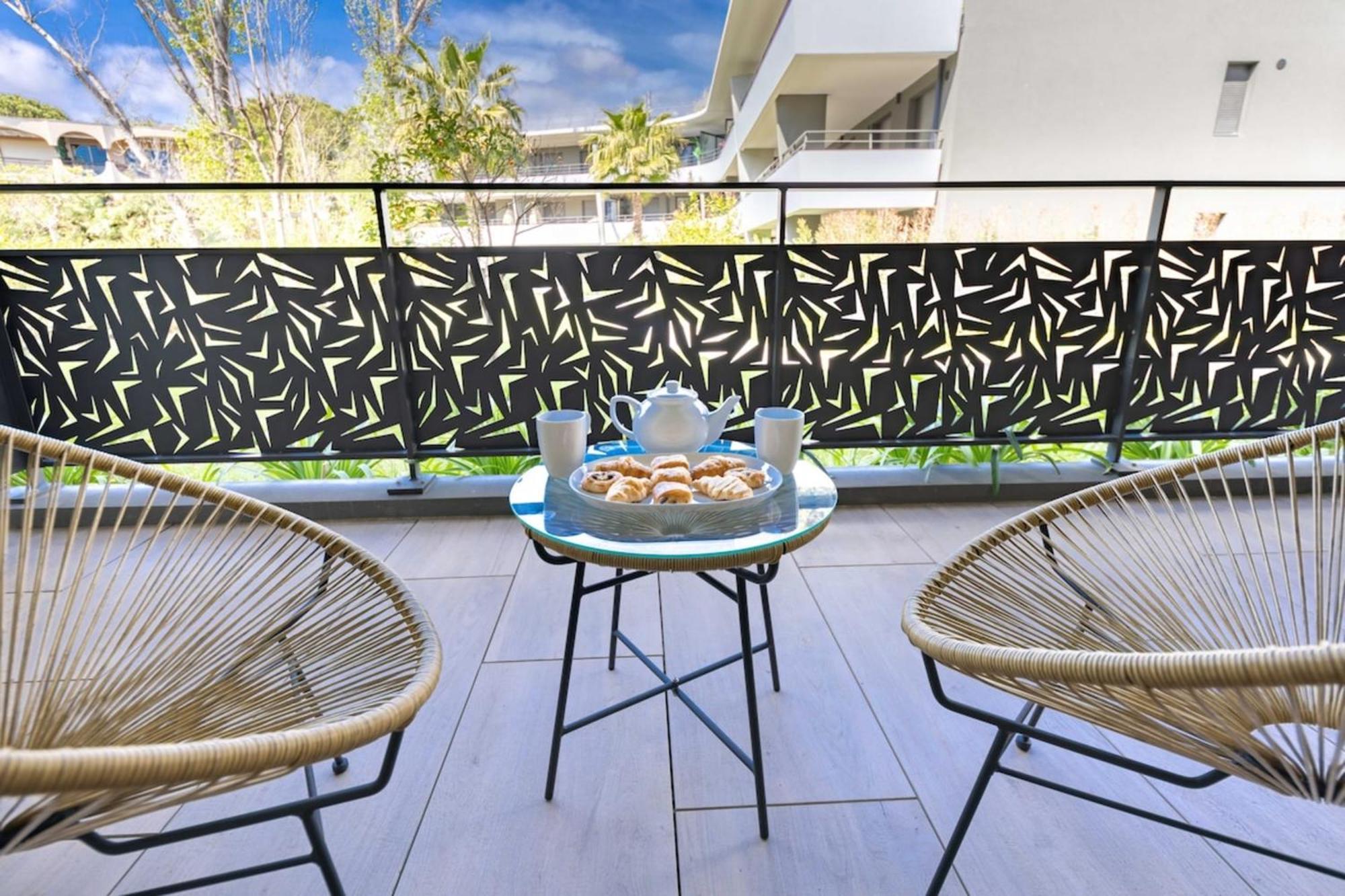 06Ah - Superb Waterfront T2 - Swimming Pool Apartment Villeneuve-Loubet Luaran gambar